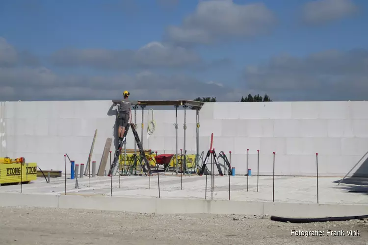 Bouw van appartementen Heerenhage Heerenveen in volle gang