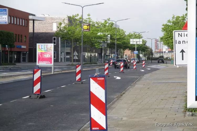 Weekendafsluitingen K R Poststraat vanwege werkzaamheden kruispunten