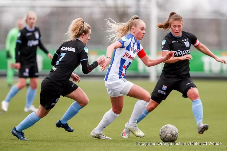 Vrouwen SC Heerenveen nipt onderuit tegen PEC Zwolle