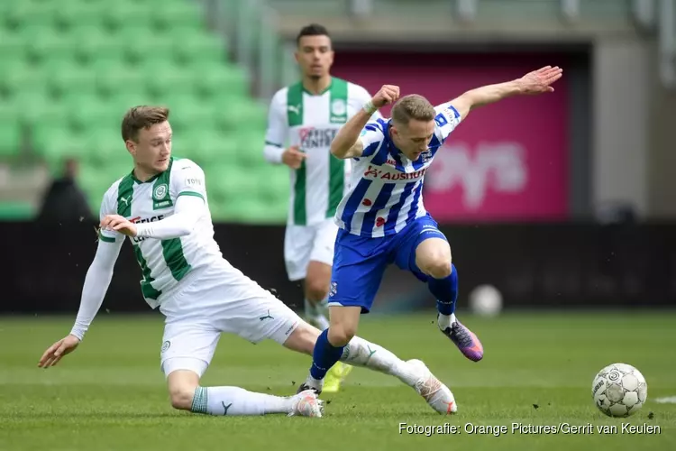 Rentree Robben, maar SC Heerenveen wint voor het eerst in vijf jaar weer eens in Groningen