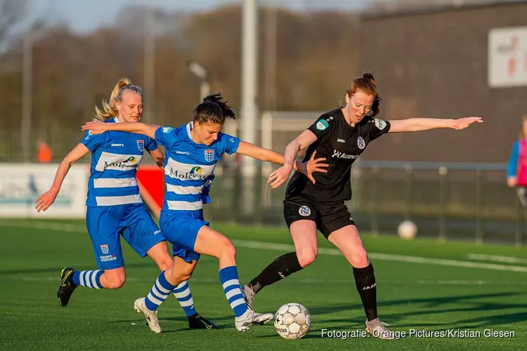 Vrouwen PEC Zwolle en SC Heerenveen delen de punten
