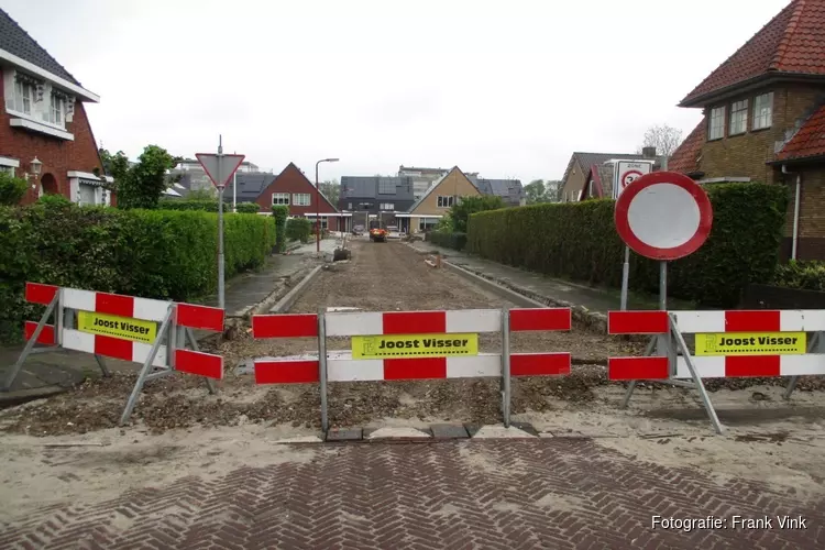 Doorgaand verkeer J.P Engelmanstraat in Heerenveen gestremd