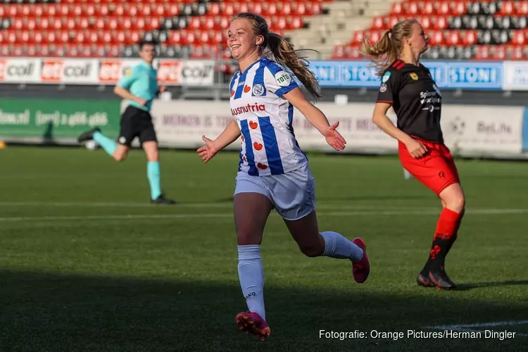 Vrouwen SC Heerenveen sluiten seizoen af met winst op Excelsior