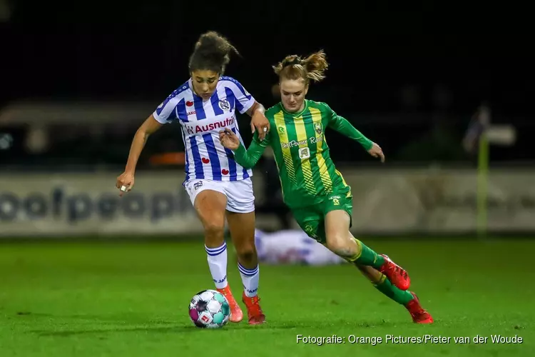 SC Heerenveen-vrouwen nipt langs ADO Den Haag