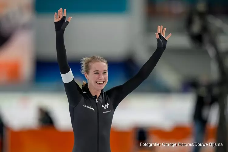 Merel Conijn zegeviert op NK Allround