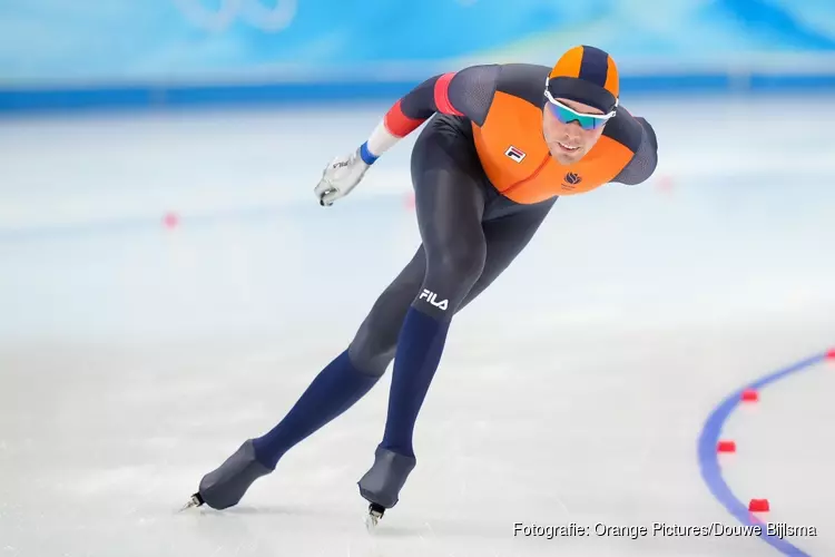 Patrick Roest achter Van der Poel naar zilver op 5000 meter