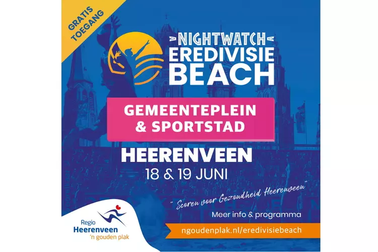Nightwatch Eredivisie Beach voor het vierde jaar op rij in Heerenveen!