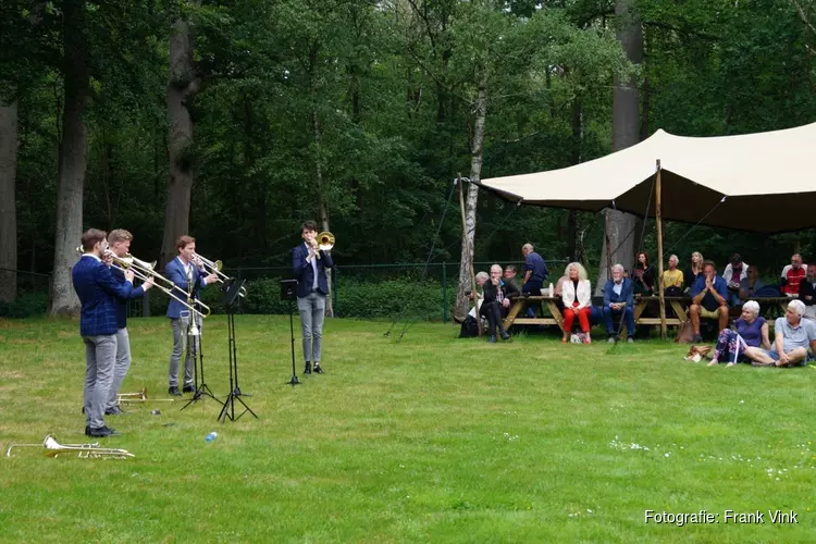 Pop-up Concert van het Nymphéas Trombone Quartet druk bezocht