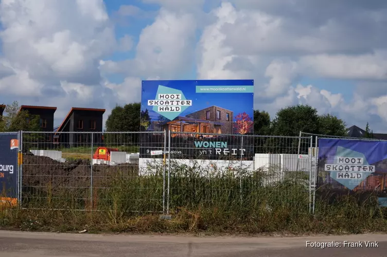 Uitbreiding van de wijk Skoatterwâld in Heerenveen bezig!