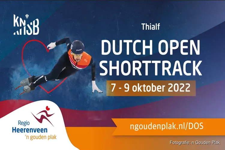 Dutch Open Shorttrack van 7 tot en met 9 oktober in Thialf