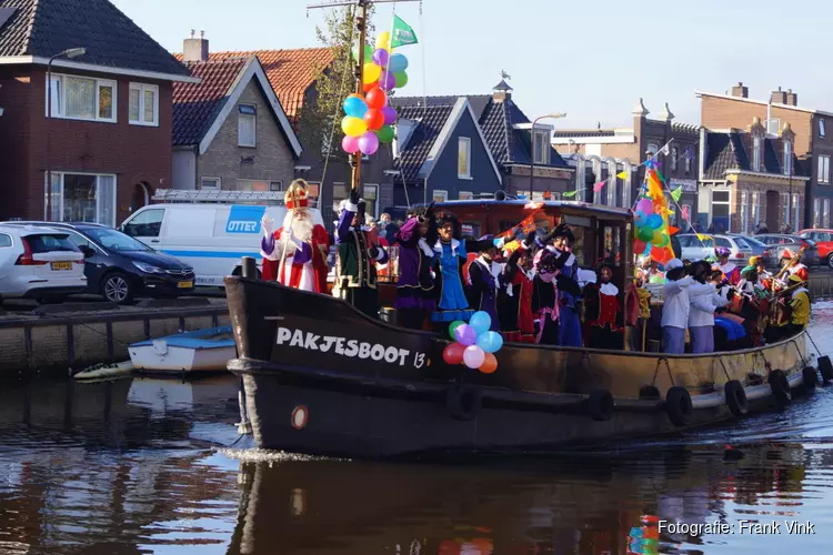 Sinterklaas aangekomen in Heerenveen