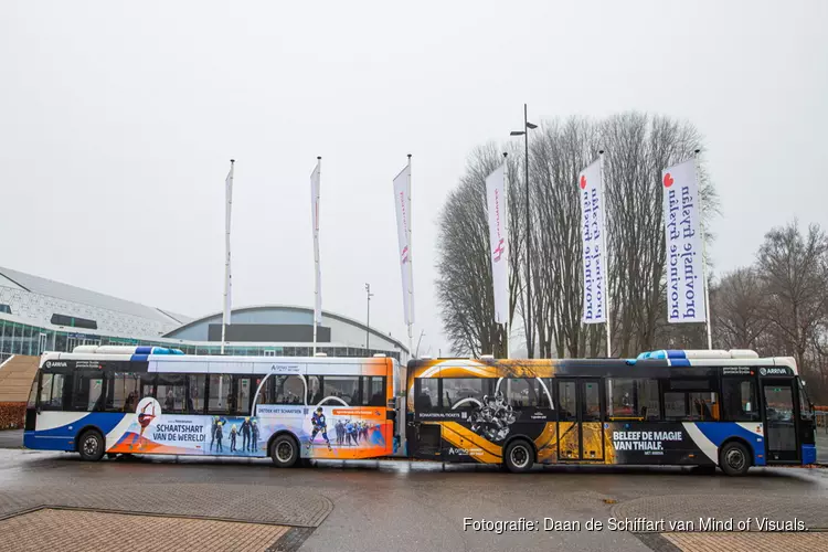 Arriva rijdt met &#39;Thialf Express&#39; tijdens grote schaatsevenementen Heerenveen