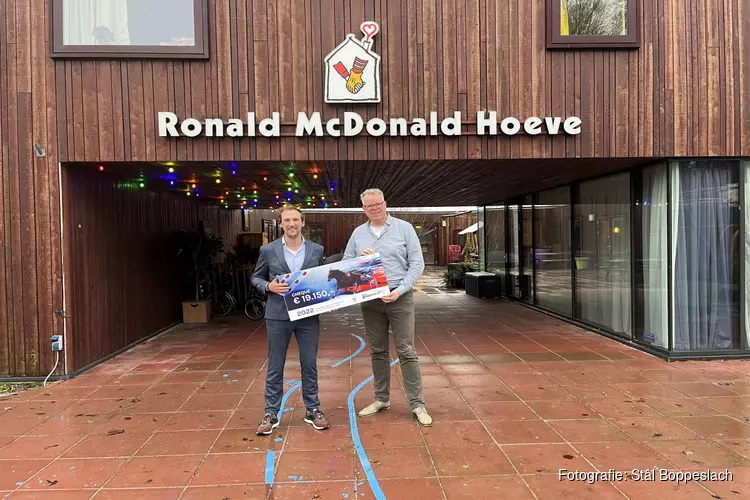 € 19.150 voor Ronald McDonald Hoeve ondanks blessureleed draver Fado