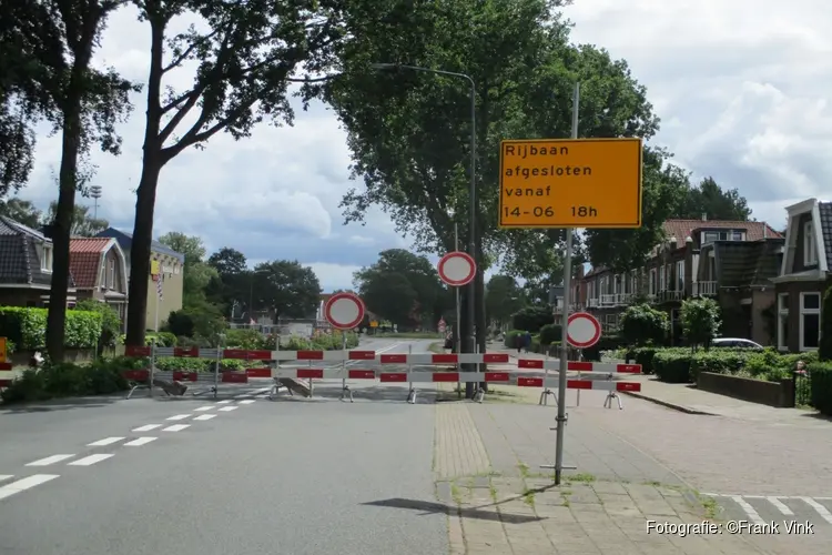 Rotonde Rottumerweg en Burgemeester Falkenaweg afgesloten voor verkeer