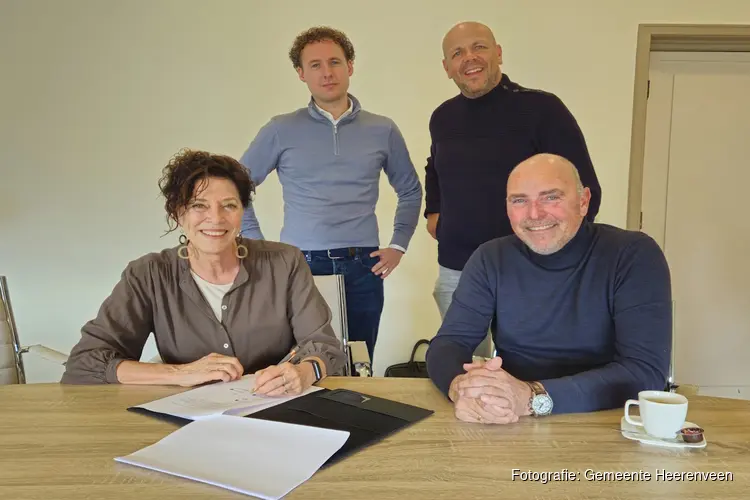 Handtekening onder verdere ontwikkeling centrum Oost Heerenveen