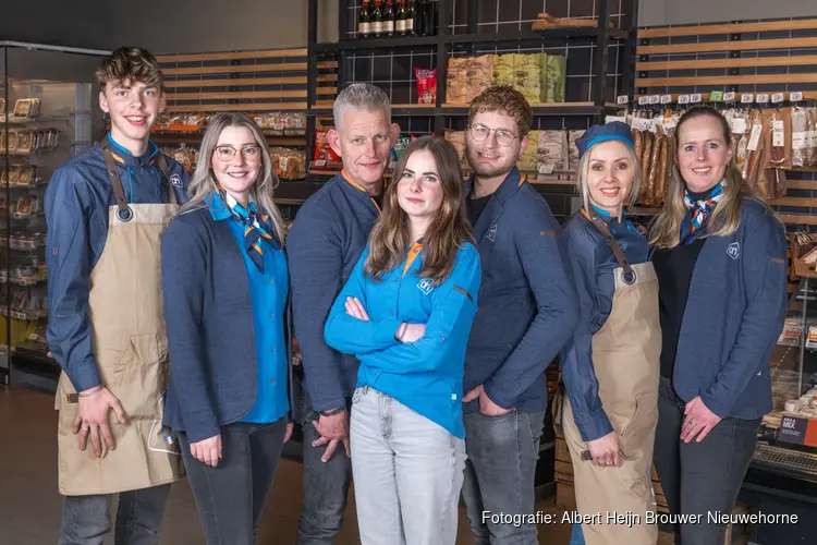 Welkom bij opening nieuwe Albert Heijn Brouwer Nieuwehorne