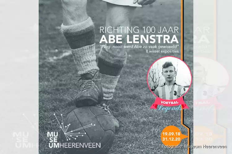 Tentoonstelling richting 100 jaar Abe Lenstra in Heerenveen