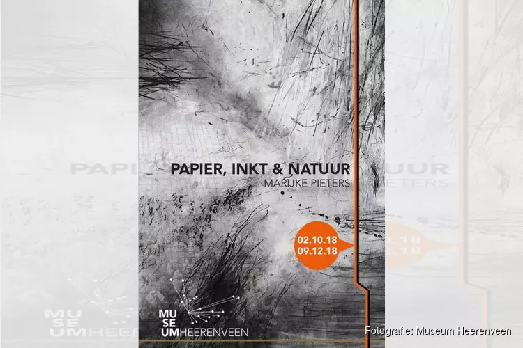Papier, inkt en natuur door Marijke Pieters in Museum Heerenveen