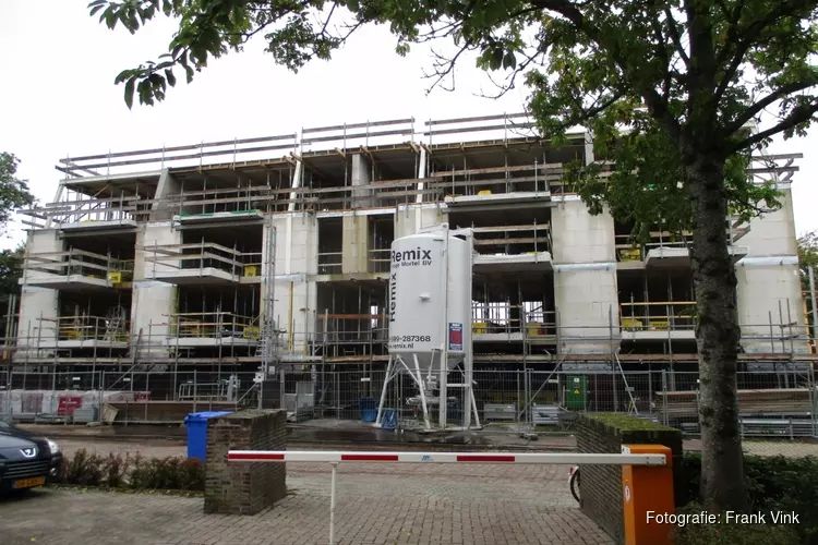 Bouw appartementen complex Thorbeckerstraat vordert