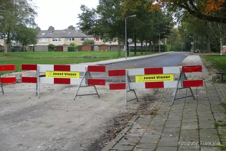 Werkzaamheden aan de Wederik in Heerenveen vordert