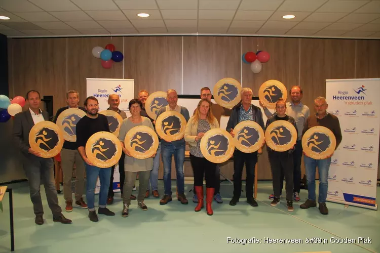TROTS campagne regio Heerenveen ’n Gouden Plak ludiek afgetrapt