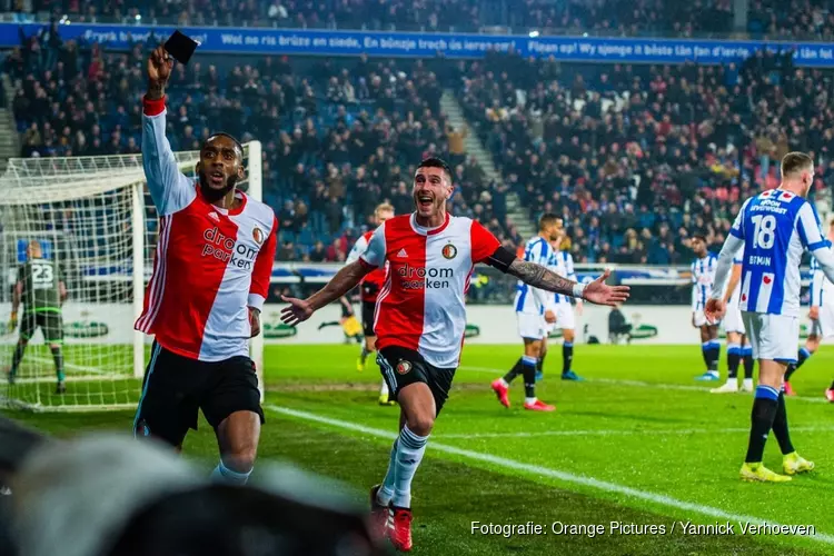 Feyenoord ontsnapt in Heerenveen